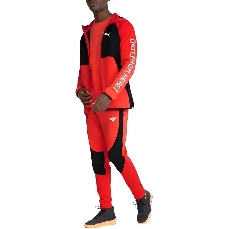 PUMA Casual Pants Men Orange-2