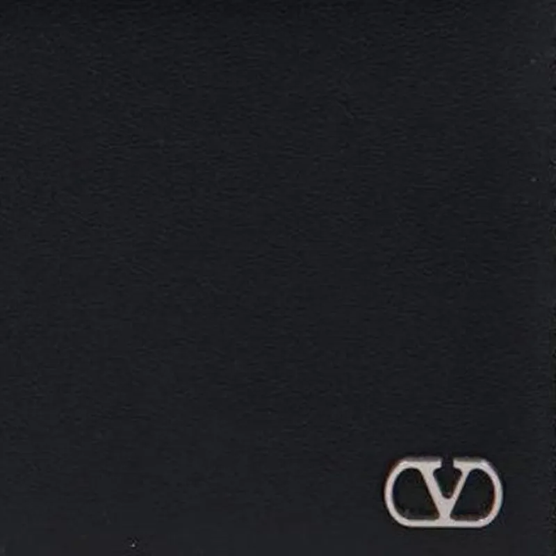 Valentino Logo Plaque Bi Fold Wallet-1