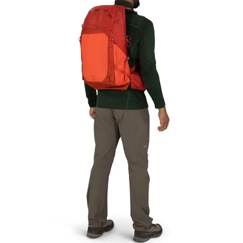 OSPREY Nylon Outdoor Hiking Bag Backpack Regular Unisex Orange Red-4