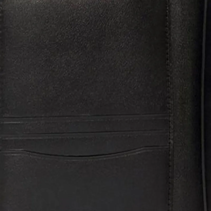 COACH Calfskin Passport Holder, Wallet Men's Black-3