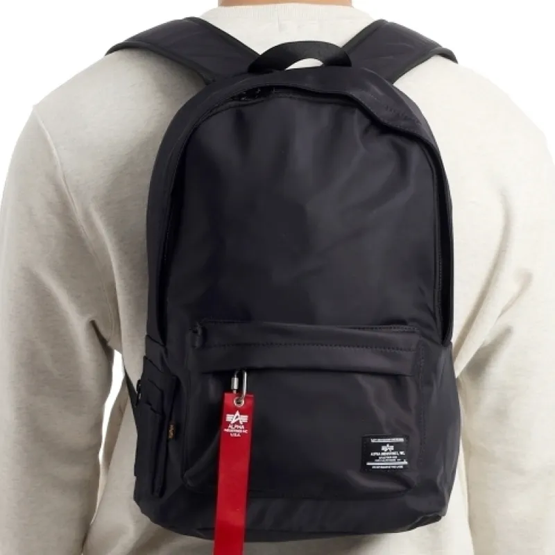 Alpha Industries Nylon Backpack Regular Men's Black-2