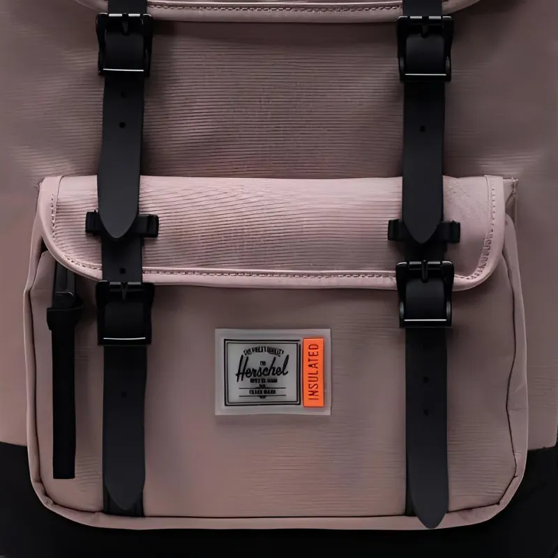 Herschel Recycled Fabric Backpack Regular Unisex Gray Rose-4
