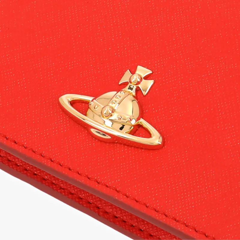 Vivienne Westwood Polyurethane Wallet Women's Red-7