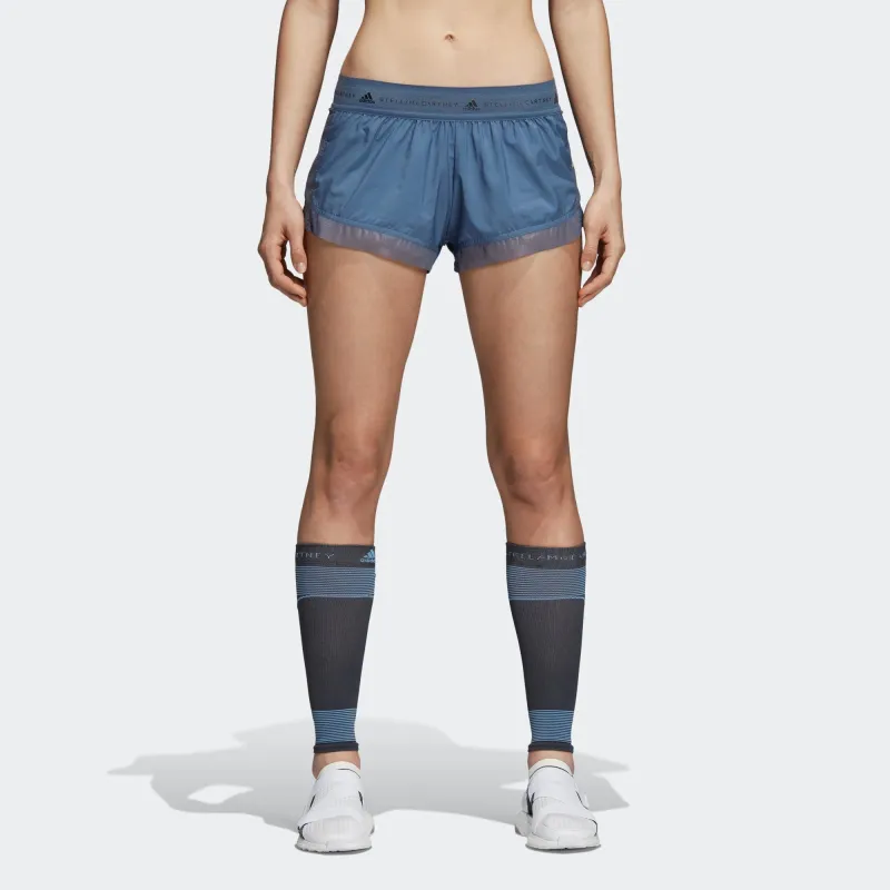 Adidas x Stella McCartney Adizero By Sports Shorts Women's Medium Blue Gray-2
