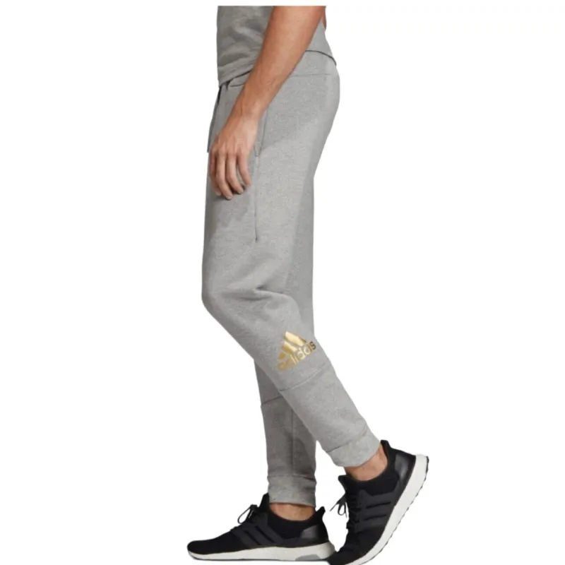 Adidas Sport Athletic Trousers Men's Medium Gray Heather/Matte High Polish Finish-3