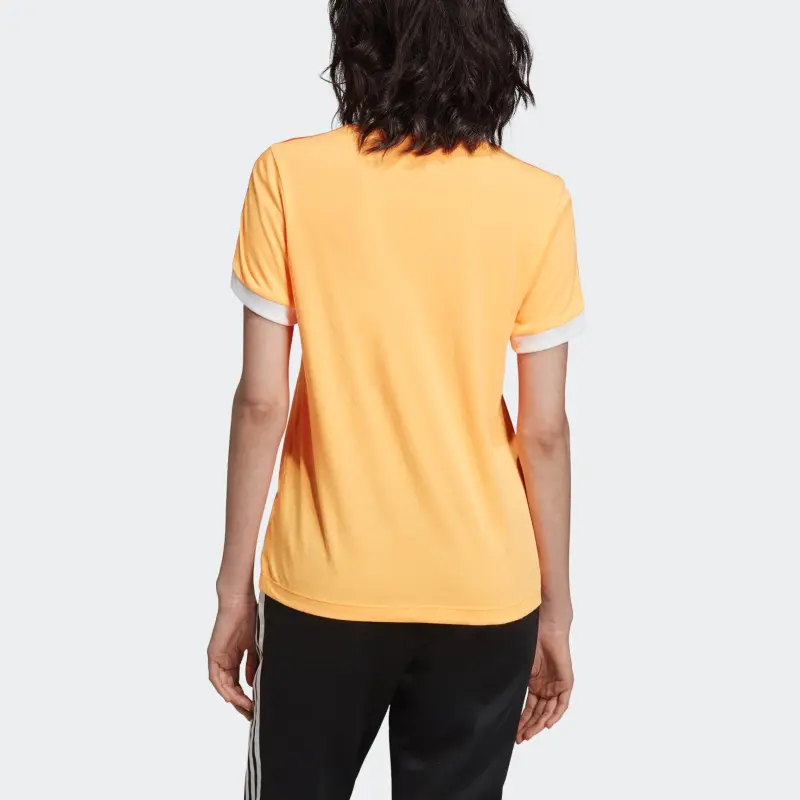 Adidas Originals 3 STR T Shirt Women's Shimmery Orange-3