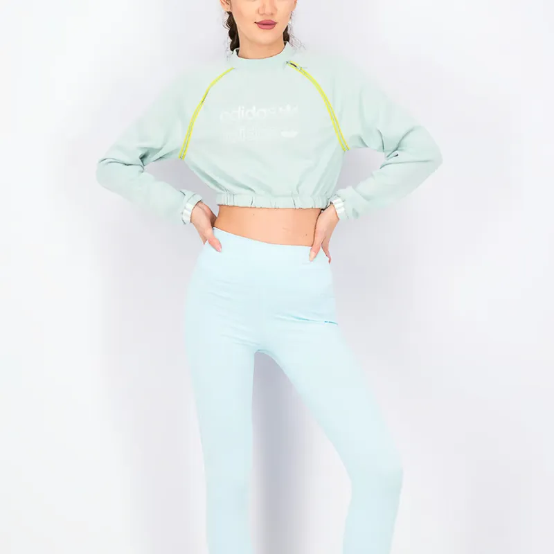 Adidas Originals Sweatshirt Women's Light Green-2