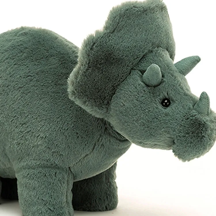 JELLYCAT Fossilly Triceratops Plush Toy-3