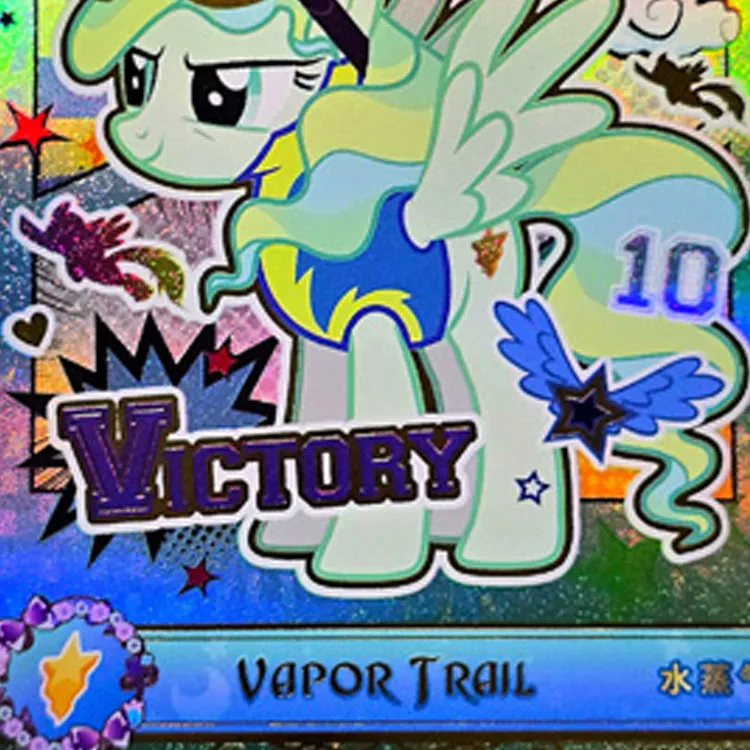 KAYOU My Little Pony Card SR Moon 4 Steam Multicolor Rainbow Holographic Card IP/Anime Cards Single Pack-3