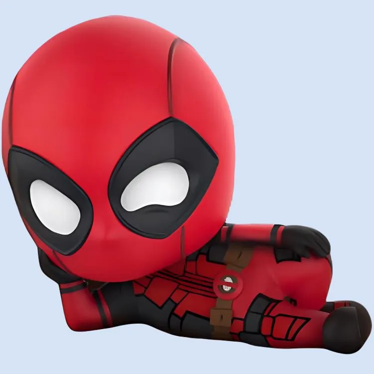 Hot Toys Deadpool COSBABY Collection Deadpool 2 Reclining Edition Chibi Figures-1
