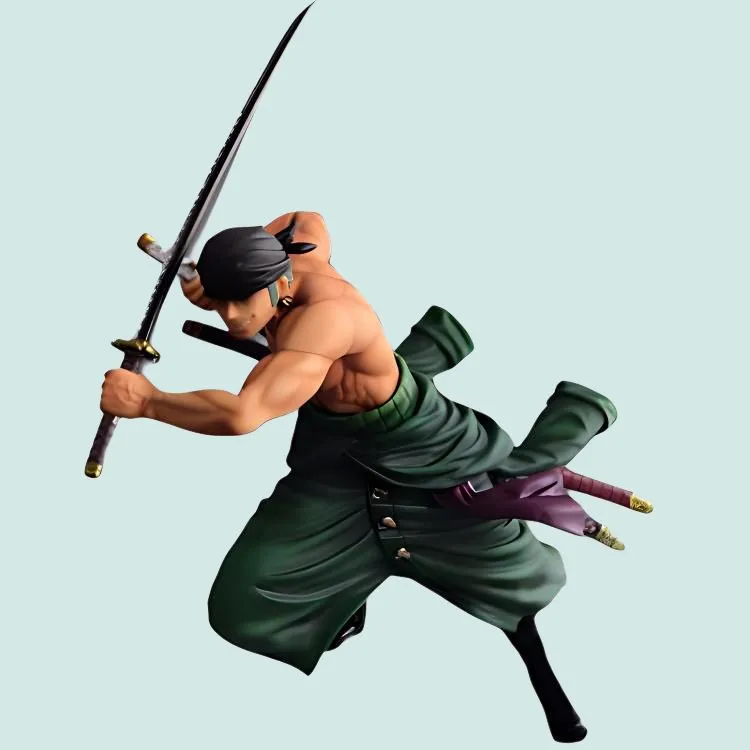 BANPRESTO Roronoa Zoro Glass Factory Ichiban Kuji Nautical Path B Reward Zoro Scale Figures-3