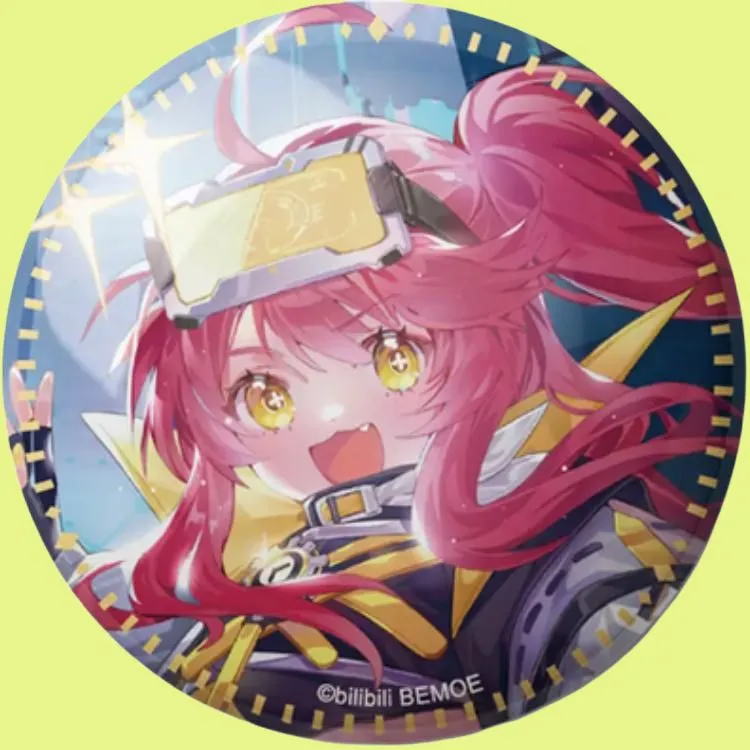 BEMOE Girlish Dreamer Tinplate Badge IP Merch-7