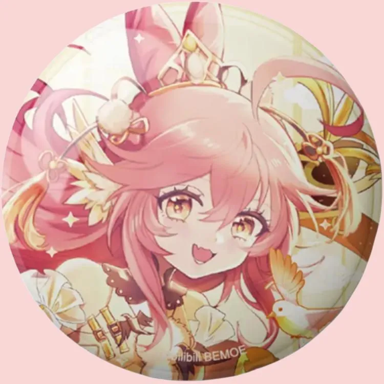 BEMOE Girlish Dreamer Tinplate Badge IP Merch-1