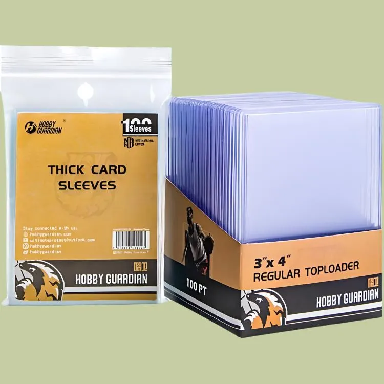 HobbyGuardian Basic Card Holder With Card Sleeve Collection Set Card Accessories 100PT-2