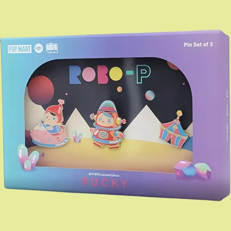 POP MART PUCKY BTS Main KV Limited Edition Badges-3