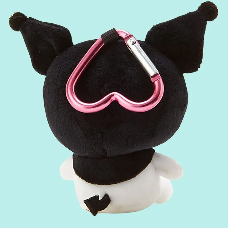 Sanrio Kuromi Plush Mascot All My Heart Keychain-1