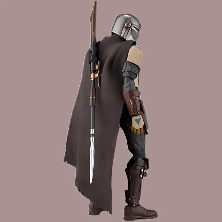 BANDAI Star Wars Characters Star Wars SHF Astray The Mandalorian Action Figure Scale Figures-1