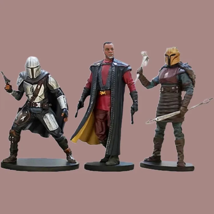 Disney Boba Fett Master Yoda Star Wars Characters Disney Characters The Mandalorian Scale Figures-1