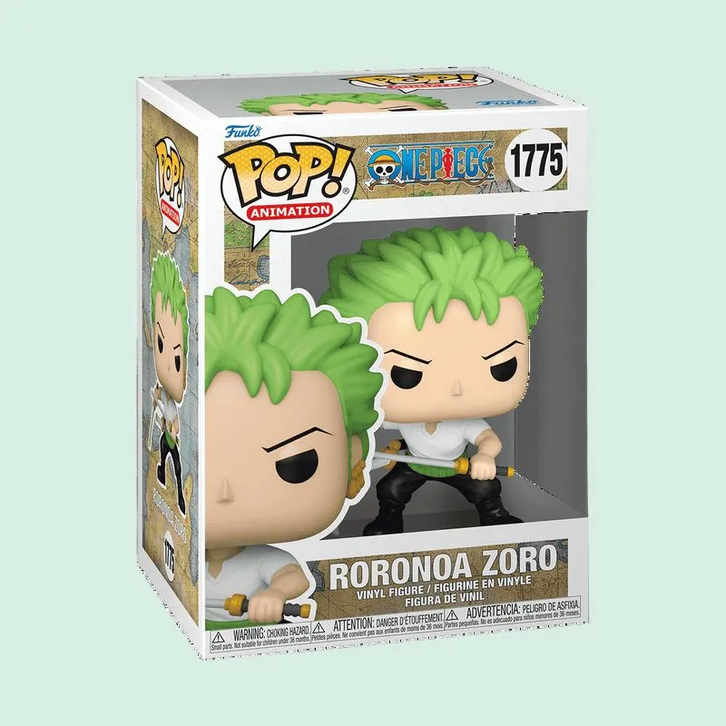 Funko One Piece Character Collection Pop! Vinyl Zoro Dual Wielding Style Chibi Figures-3