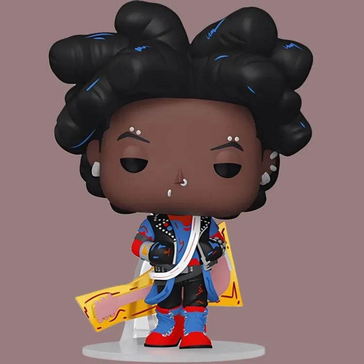 Funko Spider Man POP! Spider Punk UN Chibi Figures-1