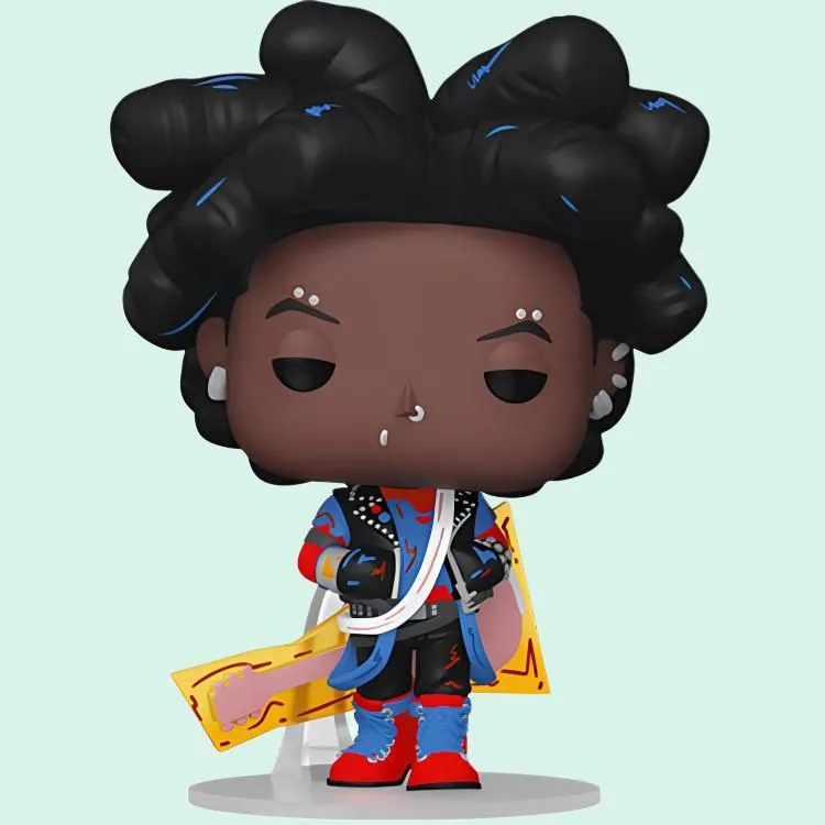 Funko Spider Man POP! Spider Punk UN Chibi Figures-3