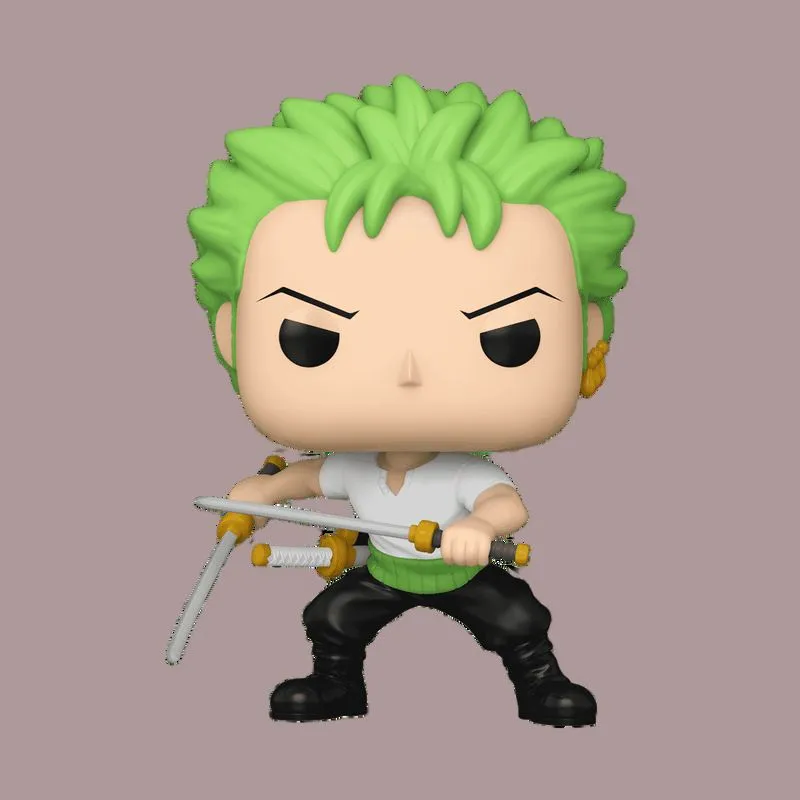 Funko One Piece Character Collection Pop! Vinyl Zoro Dual Wielding Style Chibi Figures-2
