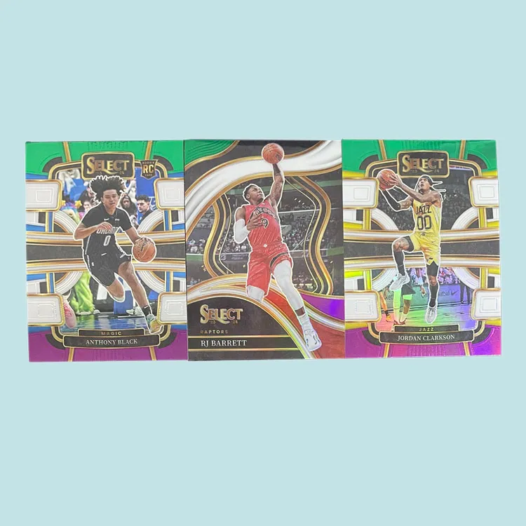 PANINI Anthony+Barrett+Clarkson 2023 24 SELECT Tricolor Folded Player Card Access Pass Sports Cards 3 Pcs-4