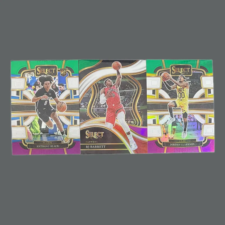 PANINI Anthony+Barrett+Clarkson 2023 24 SELECT Tricolor Folded Player Card Access Pass Sports Cards 3 Pcs-3