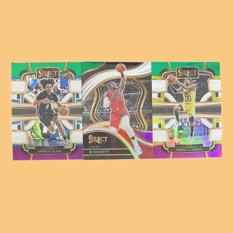 PANINI Anthony+Barrett+Clarkson 2023 24 SELECT Tricolor Folded Player Card Access Pass Sports Cards 3 Pcs-2