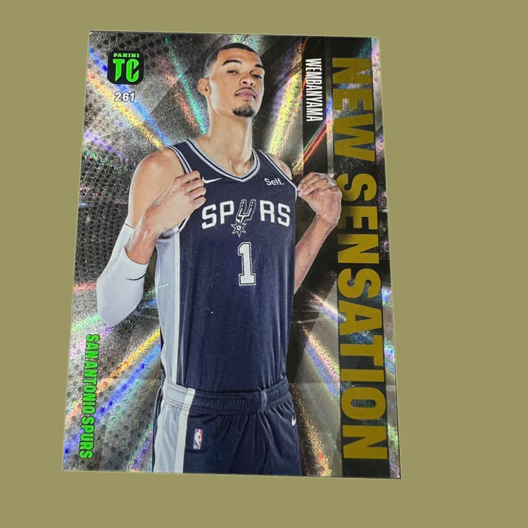 PANINI Spurs Team Future TC Collection Wembanyama Refringence Dunk Selection Player Card Rare Card Sports Cards 1 Pc-2