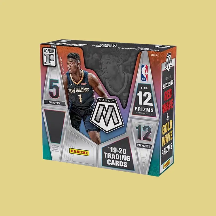 PANINI NBA Star Character 2019 20 Panini Mosaic NBA Basketball Card Asian Exclusive Version Sports Cards 1-1