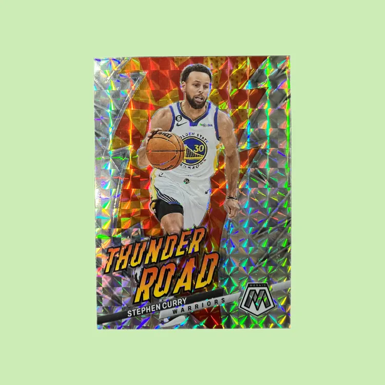 PANINI Warriors Stephen Curry Moe God Mosaic Series Plaid Fold Star Card Rare Sports Cards 1 Pc-2