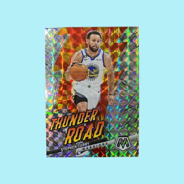 PANINI Warriors Stephen Curry Moe God Mosaic Series Plaid Fold Star Card Rare Sports Cards 1 Pc-4