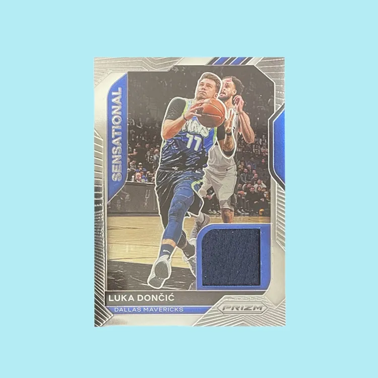 PANINI 2020 21 Prizm Dallas Mavericks Luka Dončić Game Used Jersey Cut Teca Star Card Access Pass Sports Cards 1 Pc-3