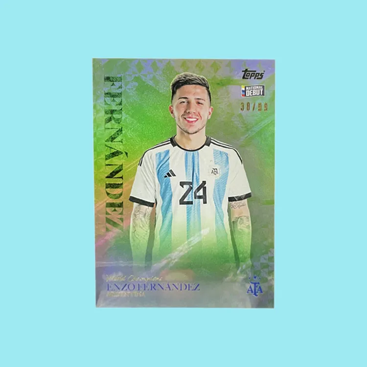 Topps Argentina Team Box Argentina Chelsea Enzo Fernández 99 Pc Star Player Cards Card Product Access Sports Cards 1 Pc-3
