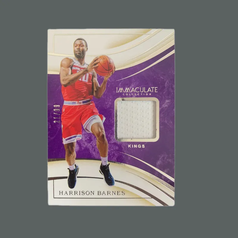 PANINI 2019 20 IMM Harrison Barnes King 21/99 Edition Game Jersey Player Card Condition Guaranteed Sports Cards 1 Pc-2