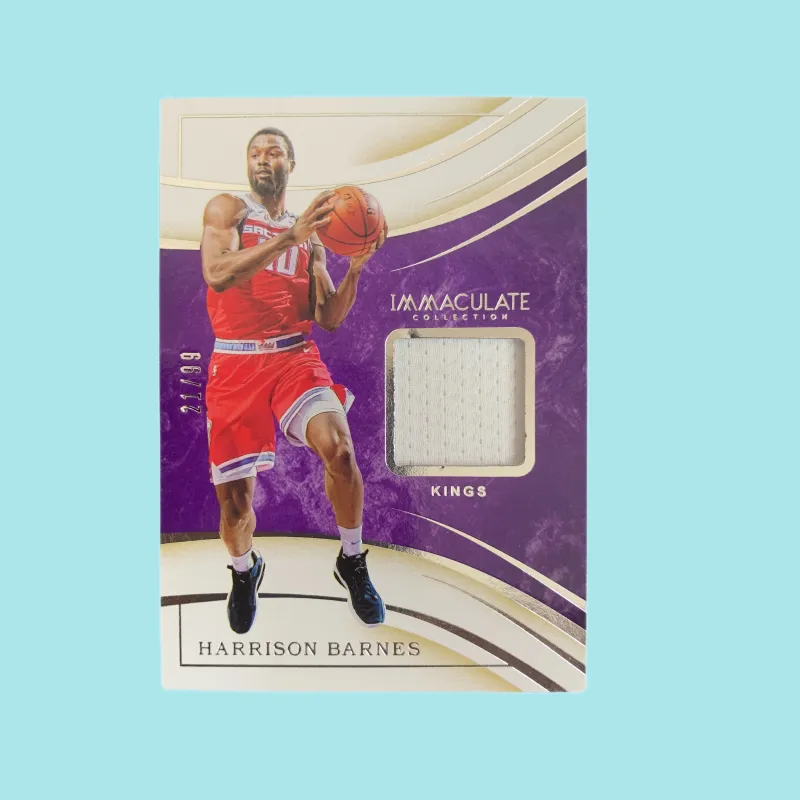 PANINI 2019 20 IMM Harrison Barnes King 21/99 Edition Game Jersey Player Card Condition Guaranteed Sports Cards 1 Pc-3