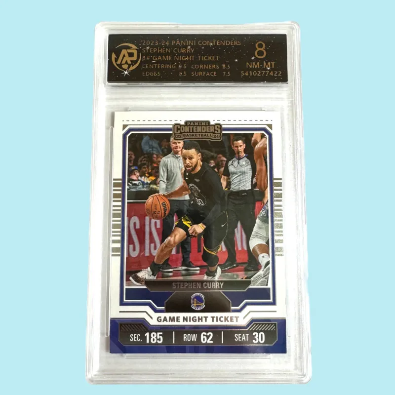 PANINI Steph Curry Warriors Ball Game Ticket Game Night Special Card Player Card 8 Points Graded Cards 1 Piece-3