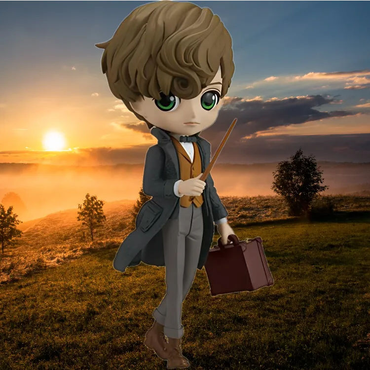 BANPRESTO Where Are The Magical Animals, Newt Scamander, Version A? Chibi Figures 13cm-2