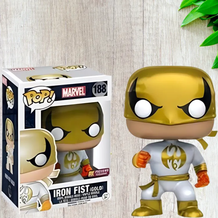 Funko Pop! Marvel Iron Fist Gold Px Previews Exclusive Bobble-Head #188-3