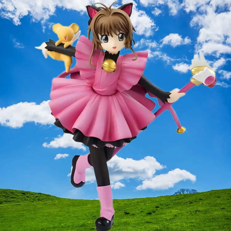 FURYU Cardcaptor Sakura, Sakura Kinomoto's Adorable Kitten Bonus Gifts 17cm-2