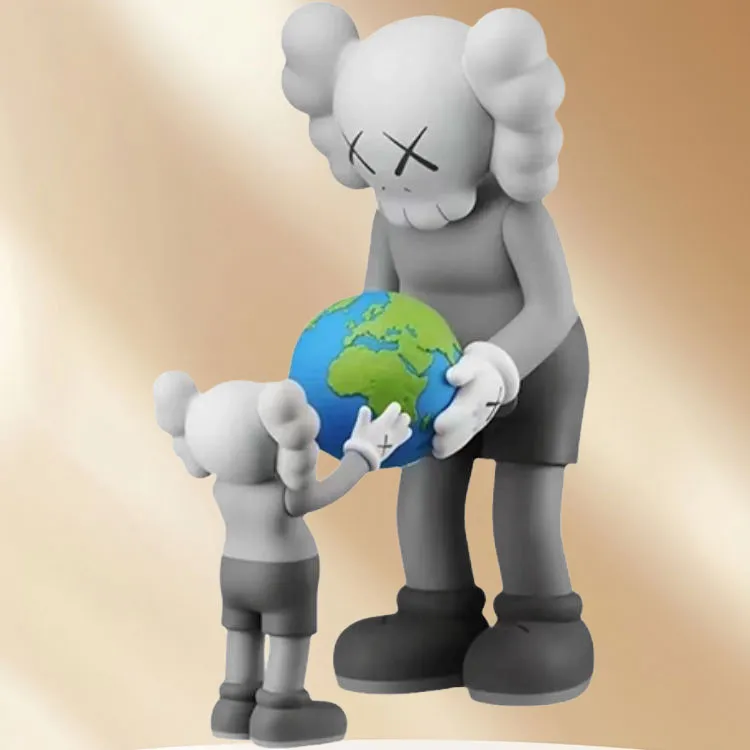 KAWS The Promise 2022 Gray Trendy Figures-2
