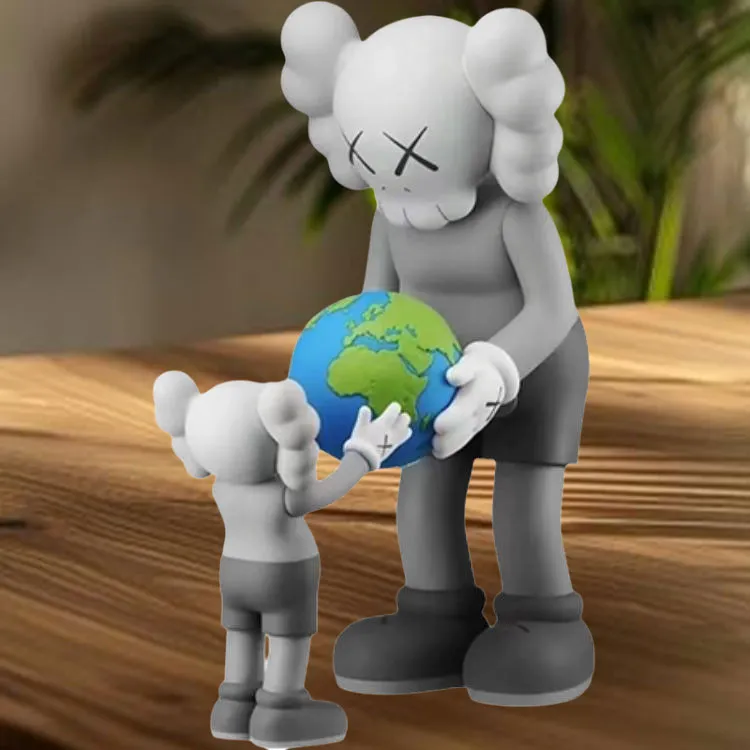 KAWS The Promise 2022 Gray Trendy Figures-3