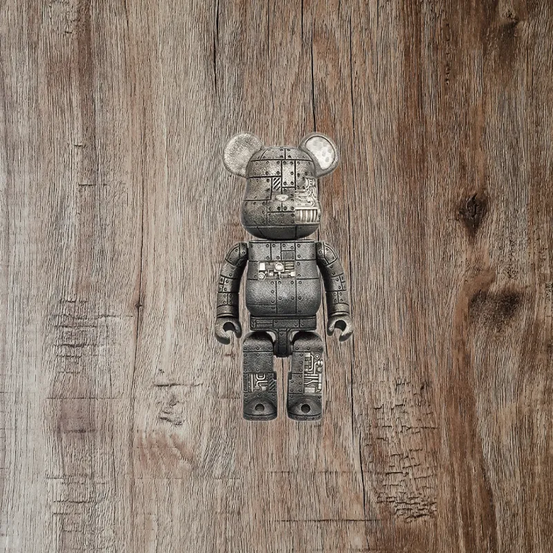 Bearbrick X Royal Selangor Steampunk Coal Black-1