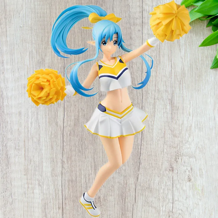 BANPRESTO Asuna, Yuuki Asuna EXQ Sword Art Online, Cheerleading, Asuna Scale Figures-3