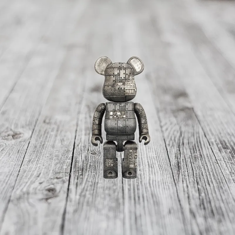 Bearbrick X Royal Selangor Steampunk Coal Black-2