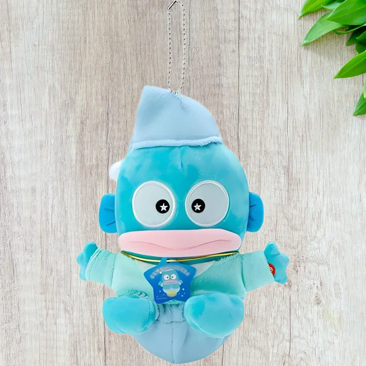 Sanrio Half Fisherman Firefly Collection, Hangyodon Dolls Plush Doll 15.5cm High-3