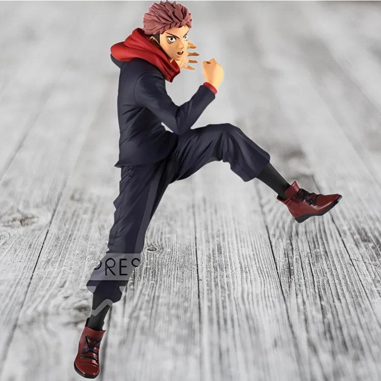 BANPRESTO Jujutsu Kaisen King Of Artist Yuji Itadori Figure Navy-2
