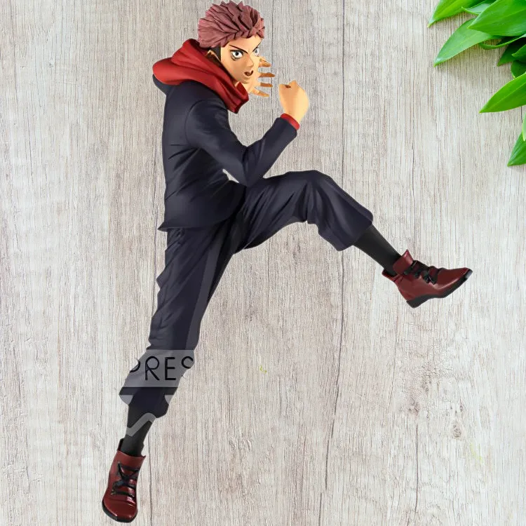 BANPRESTO Jujutsu Kaisen King Of Artist Yuji Itadori Figure Navy-3