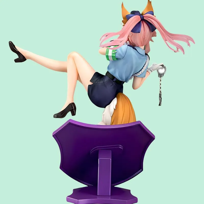 Phat！ FGO Character Phat! Fate/Extella Link Tamamo No Mae Fox Police Uniform Ver. Figure Scale Figures-3